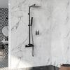 Thermostatic shower set Rea  FENIX Milan Black Mat