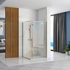 Sprchovací kút REA FARGO 80x100 - zlatý