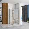 Square shower enclouser Fargo 80x100 Gold