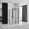 Shower enclosure Rea Rapid Slide Black