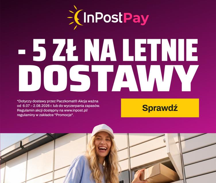 -5zł na dostawę z InPost Pay!