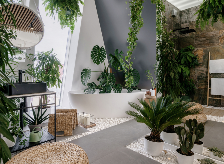 Como decorar uma casa de banho no estilo boho?