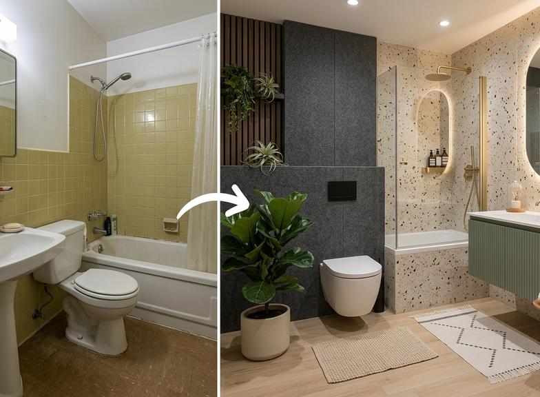 How to refresh your bathroom on a budget? Here's how!