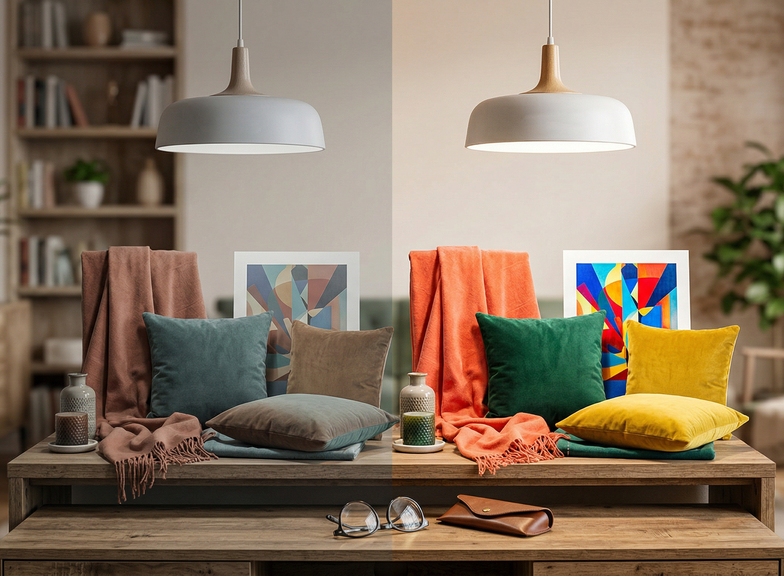 CRI pod lupą: Jak wybrać oświetlenie, które nie przekłamuje kolorów w Twoim wnętrzu?