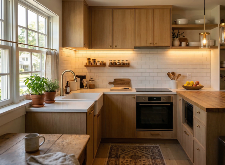 Jak oświetlić małą kuchnię?