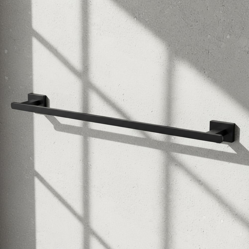Wieszak łazienkowy jednoramienny 201 Oste Czarny