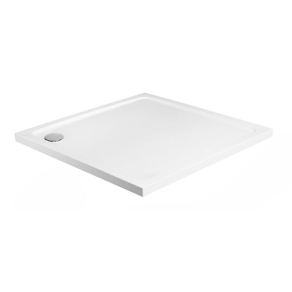 Dušo akrilo padėklas baltas Rea Savoy 80x80
