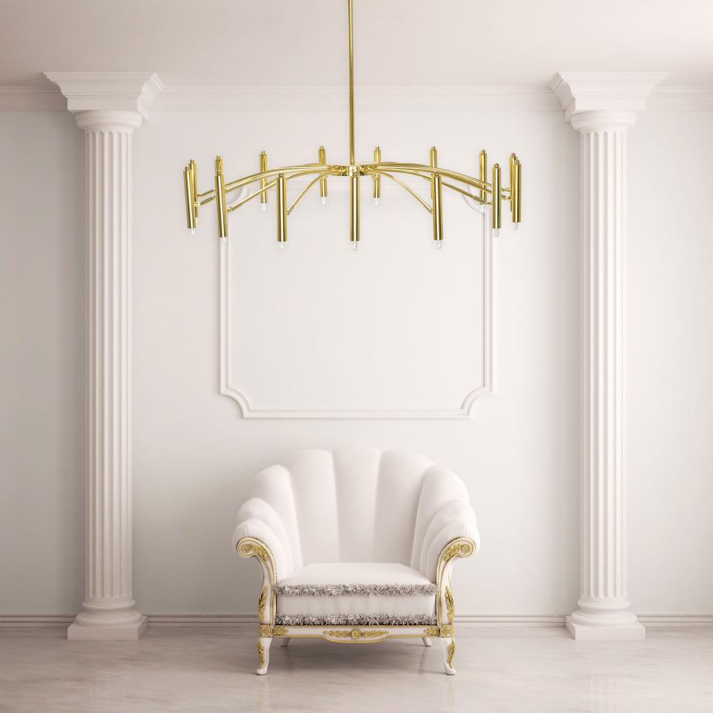 Deckenlampe APP1197-15CP Gold