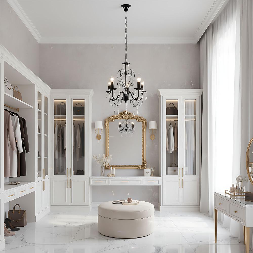 Deckenleuchte EBT010-5CP BLACK