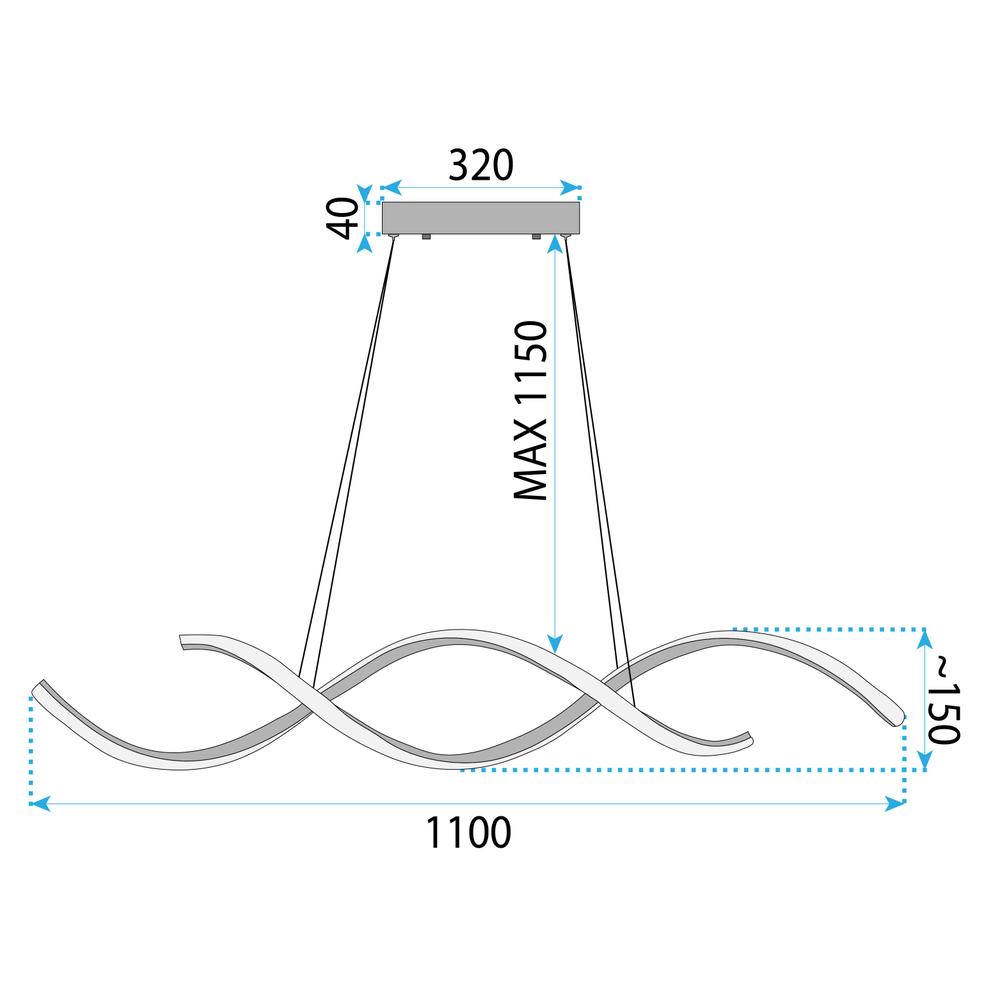 Lampe LED LHJ021-CP ROSE GOLD