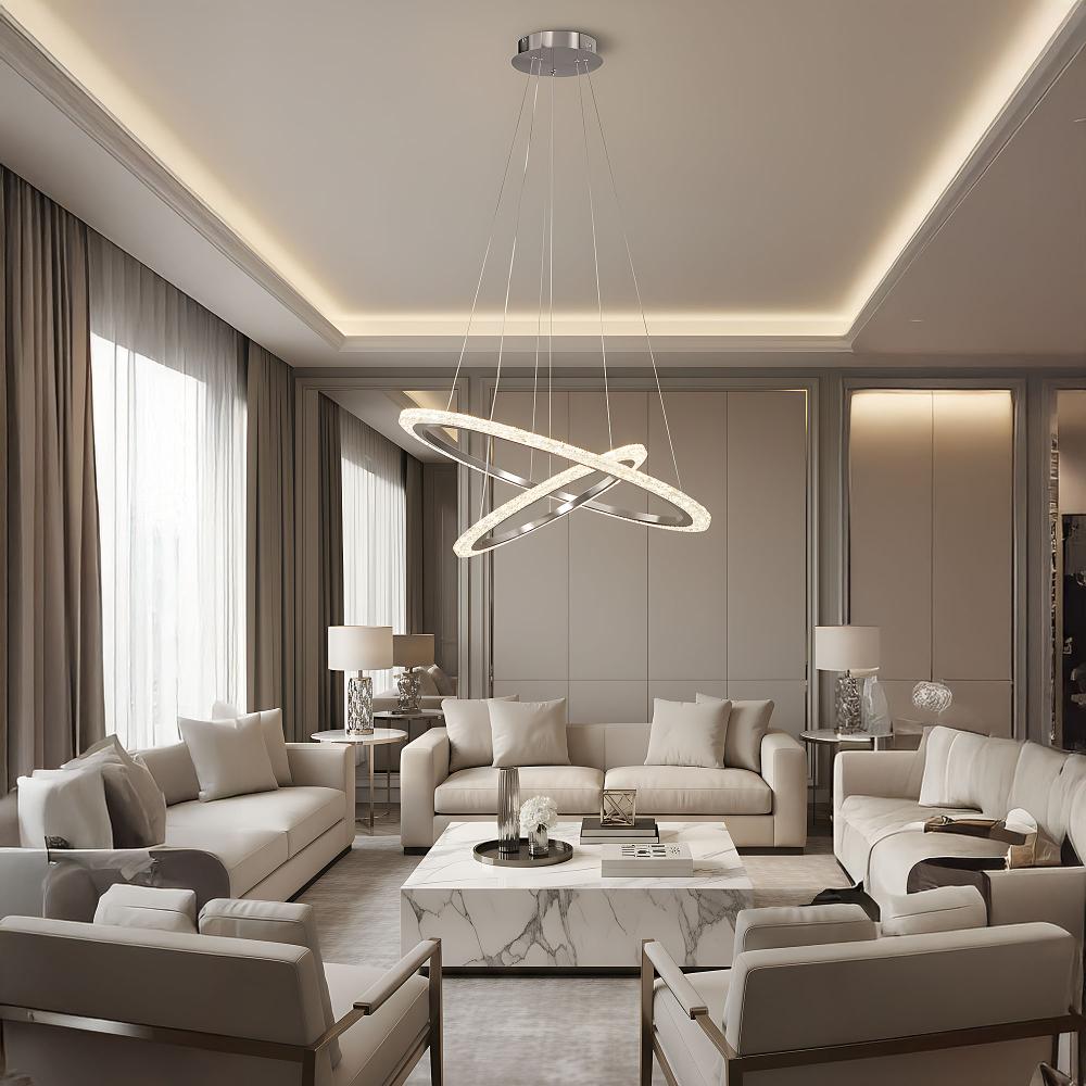 Lampe LED LHJ045-CP2 BRUSH NICKLE