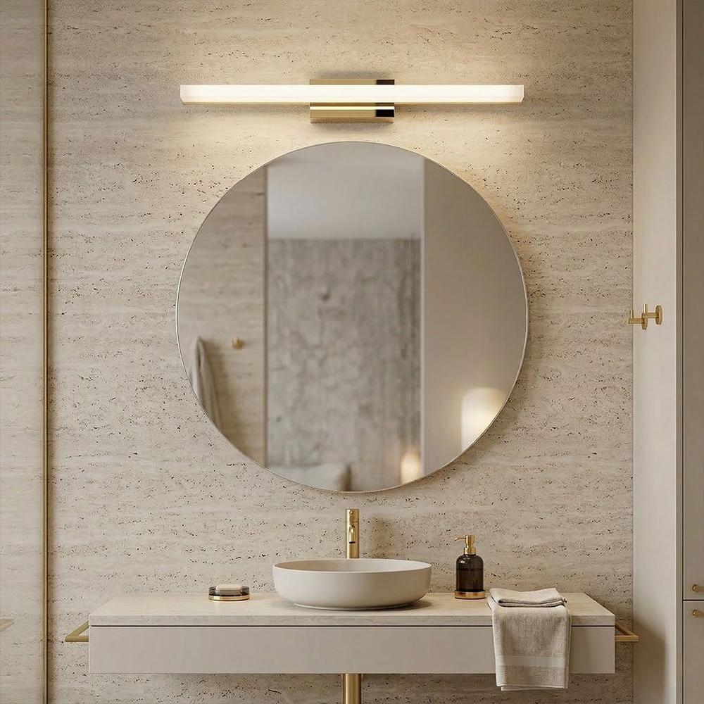 ΦΩΤΙΣΤΙΚΟ ΤΟΙΧΟΥ ΜΠΑΝΙΟΥ LED 80CM APP1850-1W GOLD