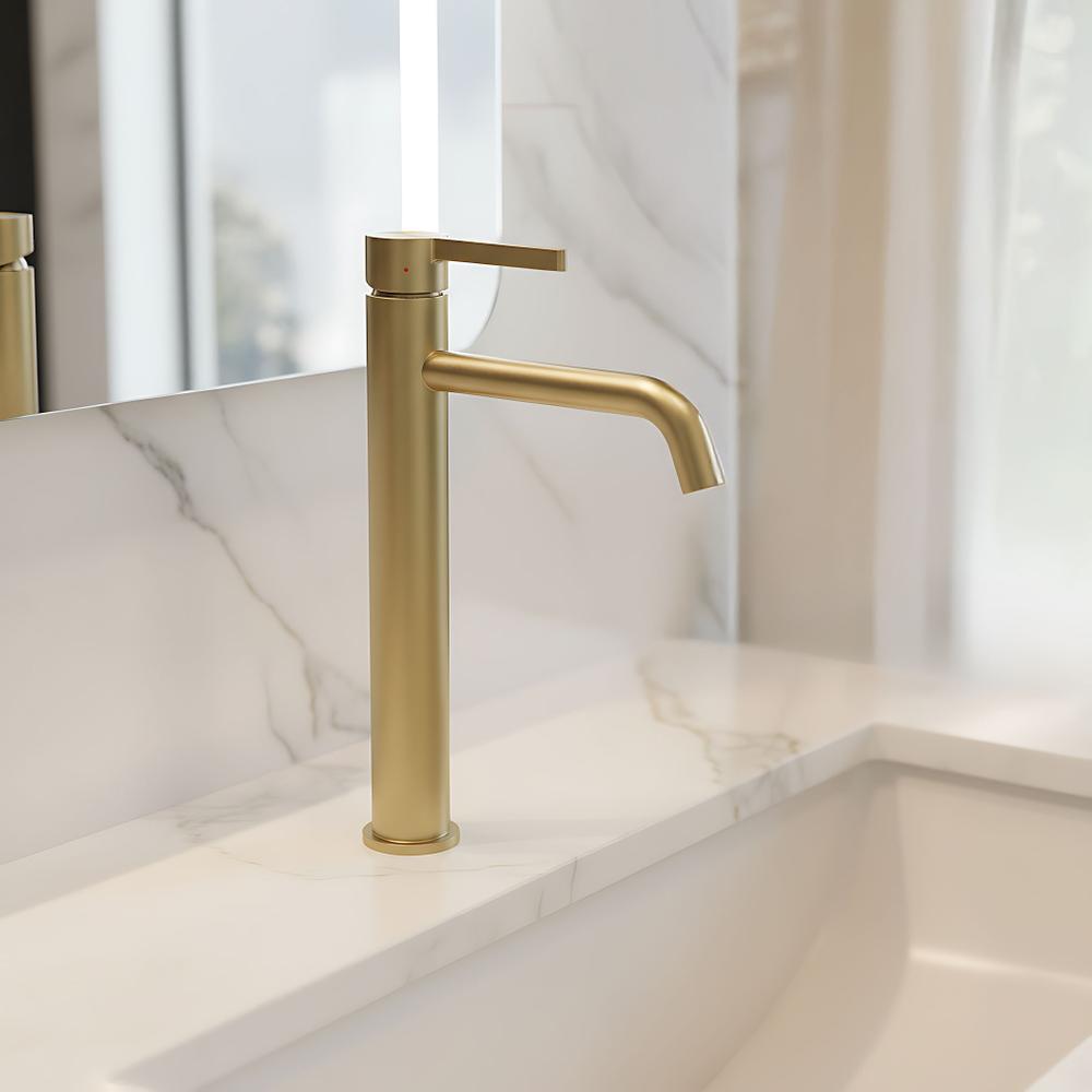 Bathroom faucet Rea Foster Brush Gold High
