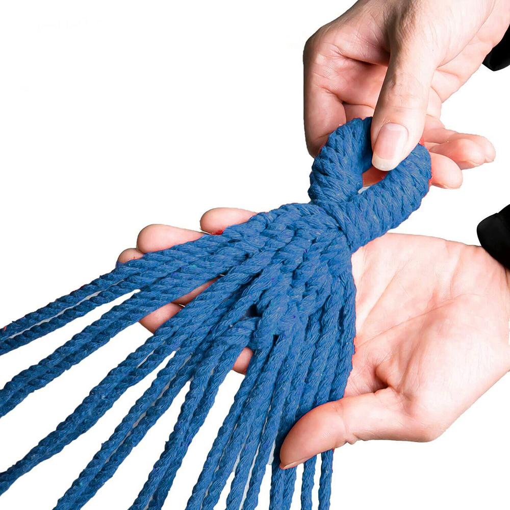 Hamak 1-osobowy z poprzeczką 80cm 480144B BLUE