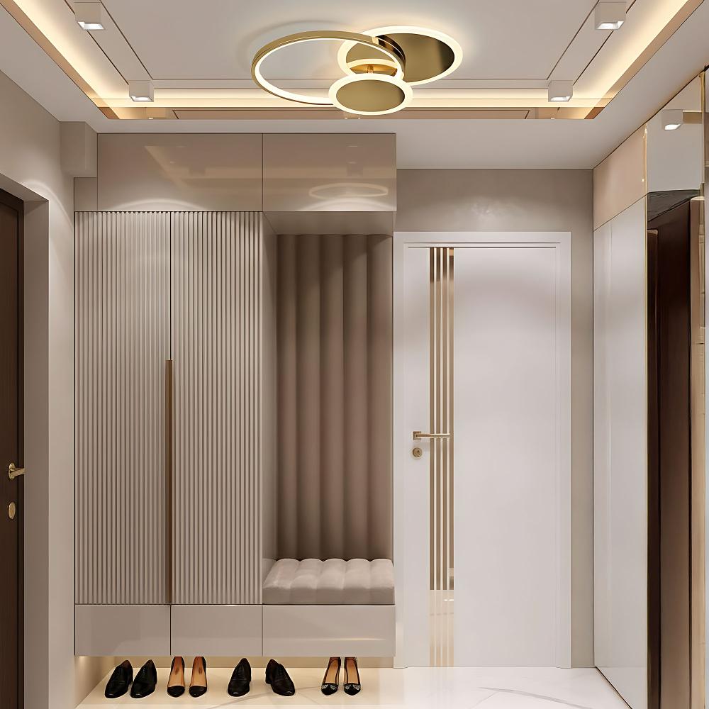 Люстра стельова APP1710-C Gold LED