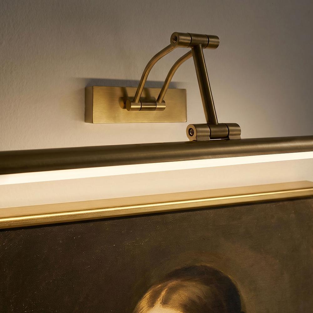 Kúpeľňové nástenné LED svietidlo SWE024-1W 80cm Brush Gold