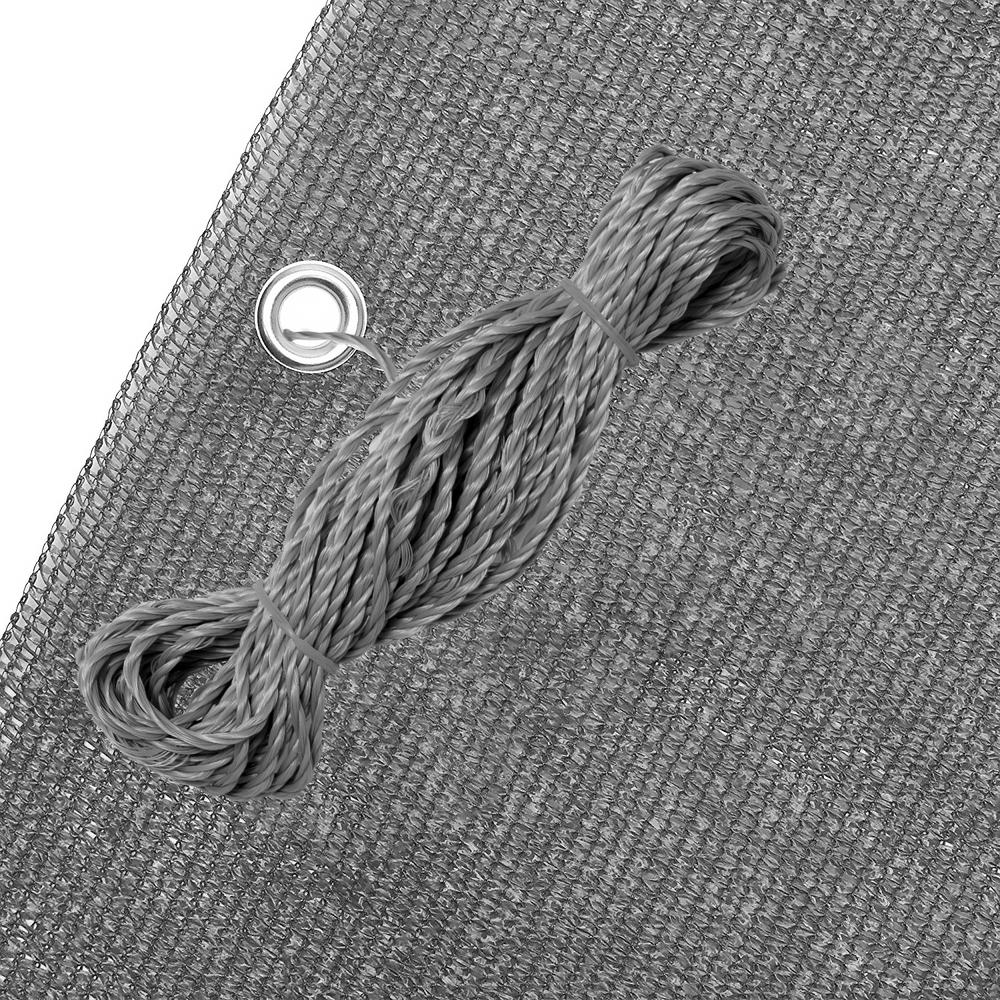 OSŁONA BALKONOWA SZARA 0,9x5M PE