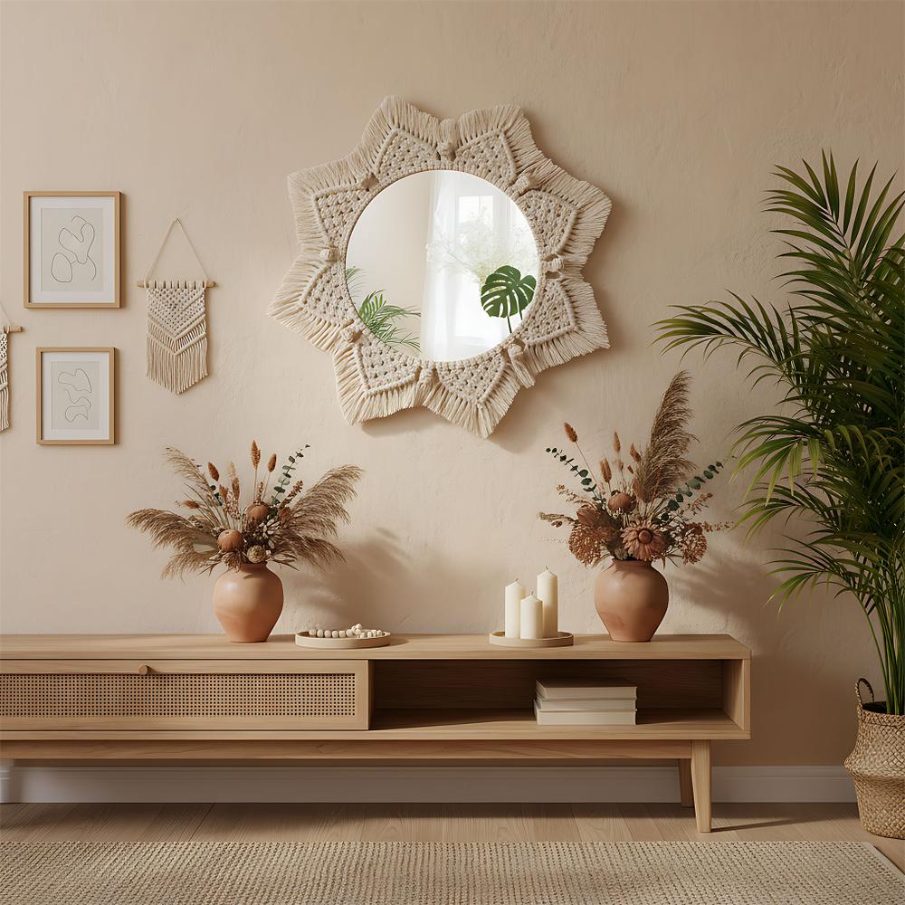 LUSTRO ŚCIENNE BOHO 53CM 322048