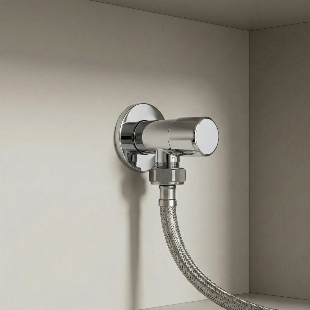 Zawór kątowy 02 1/2" x 3/4" Chrom