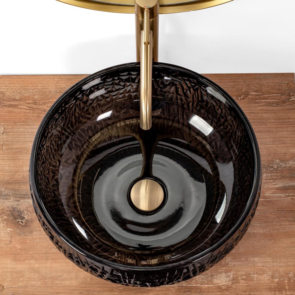 REA ICE BLACK lauapealne kraanikauss