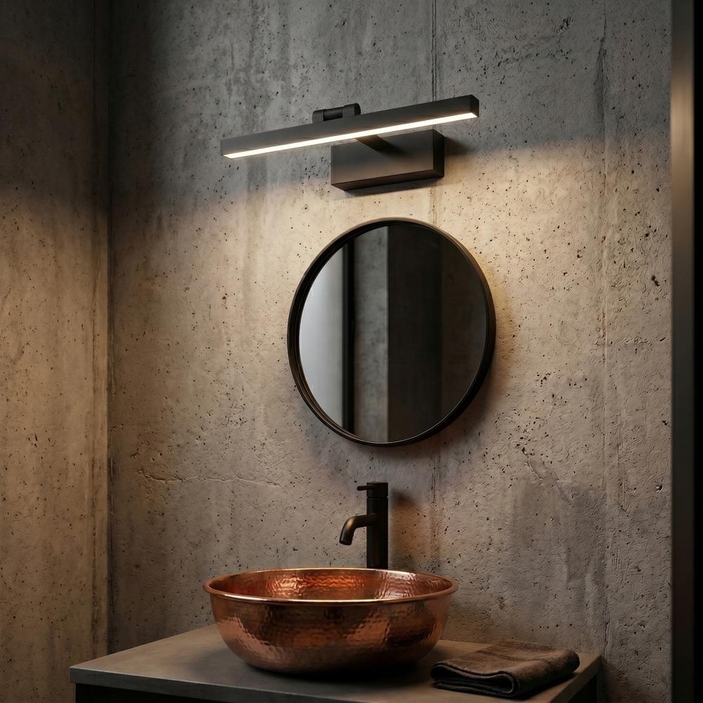 Kúpeľňové nástenné LED svietidlo APP1866-1W 40 cm Black
