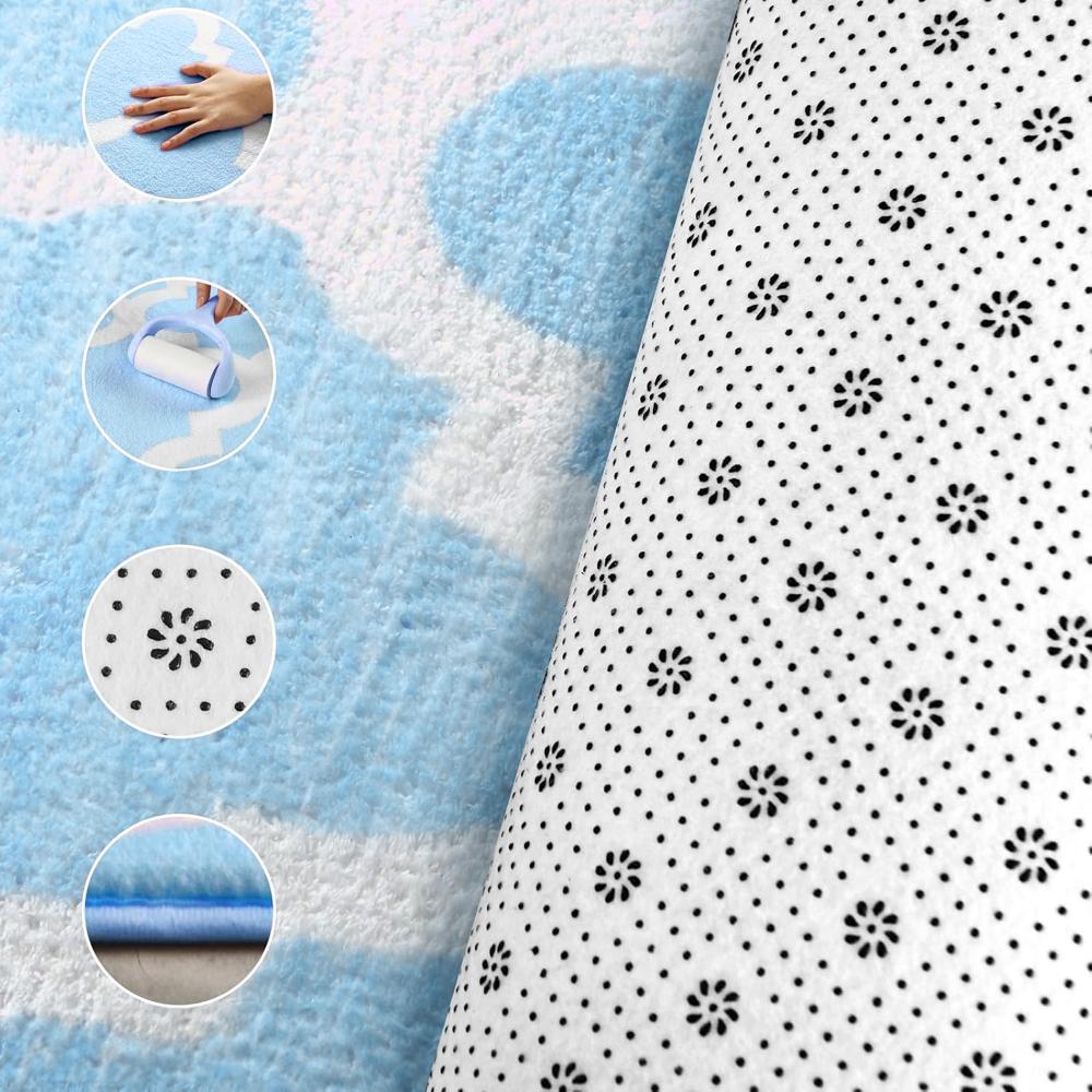 Dywan pluszowy Clover Blue