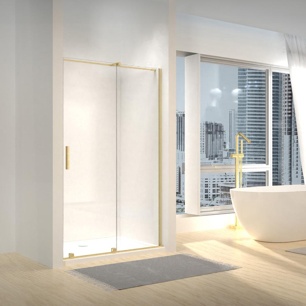 Shower doors Rea Montana 120 Gold brush