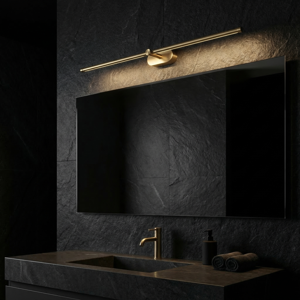 Kinkiet łazienkowy LED APP1894-1W 80 cm Złoto szczotkowane