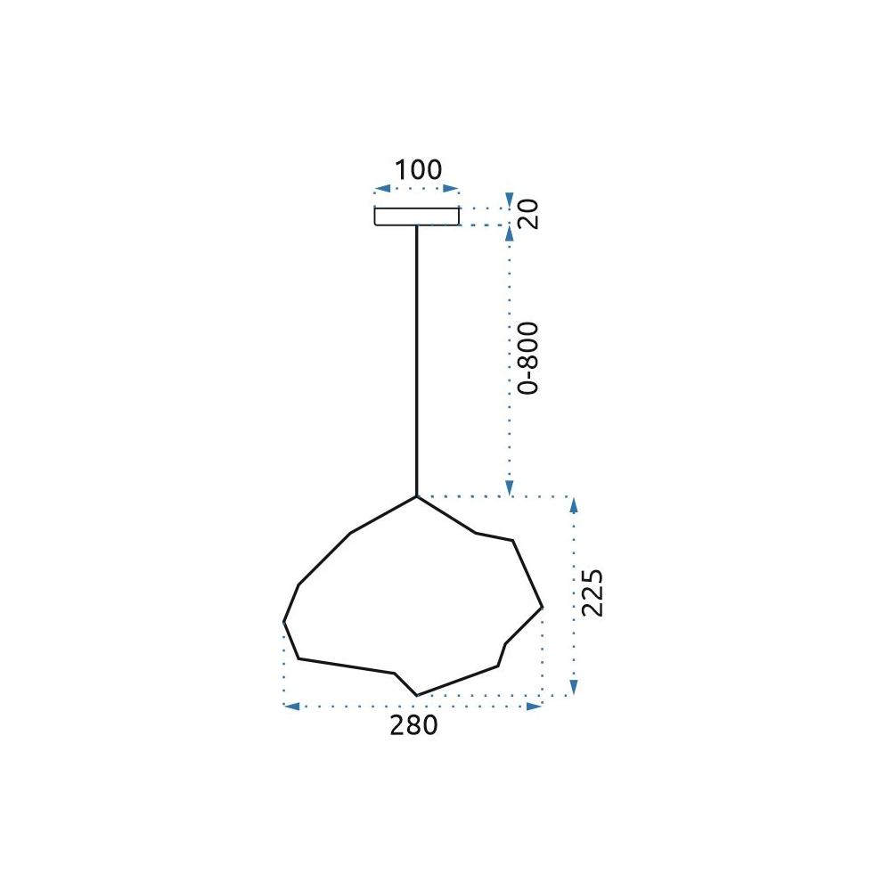 Deckenlampe mirror APP496-1CP