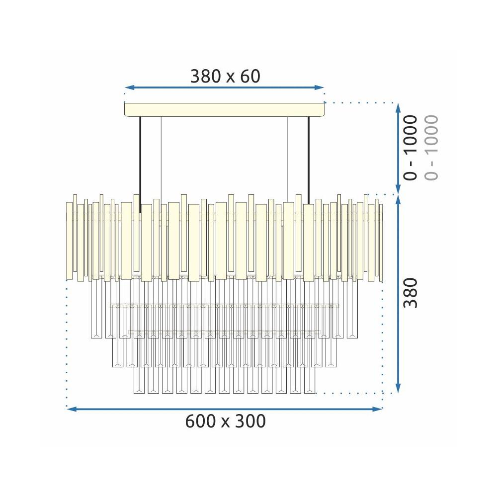 Deckenlampe Gold 312355