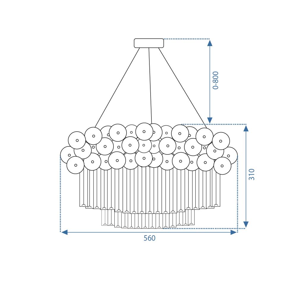 Lampe APP1473-CP GOLD