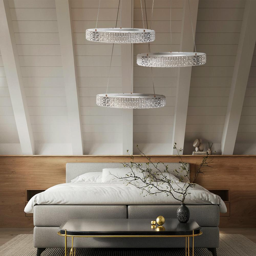 Lampe LED MS001-CP ROSE GOLD 40cm