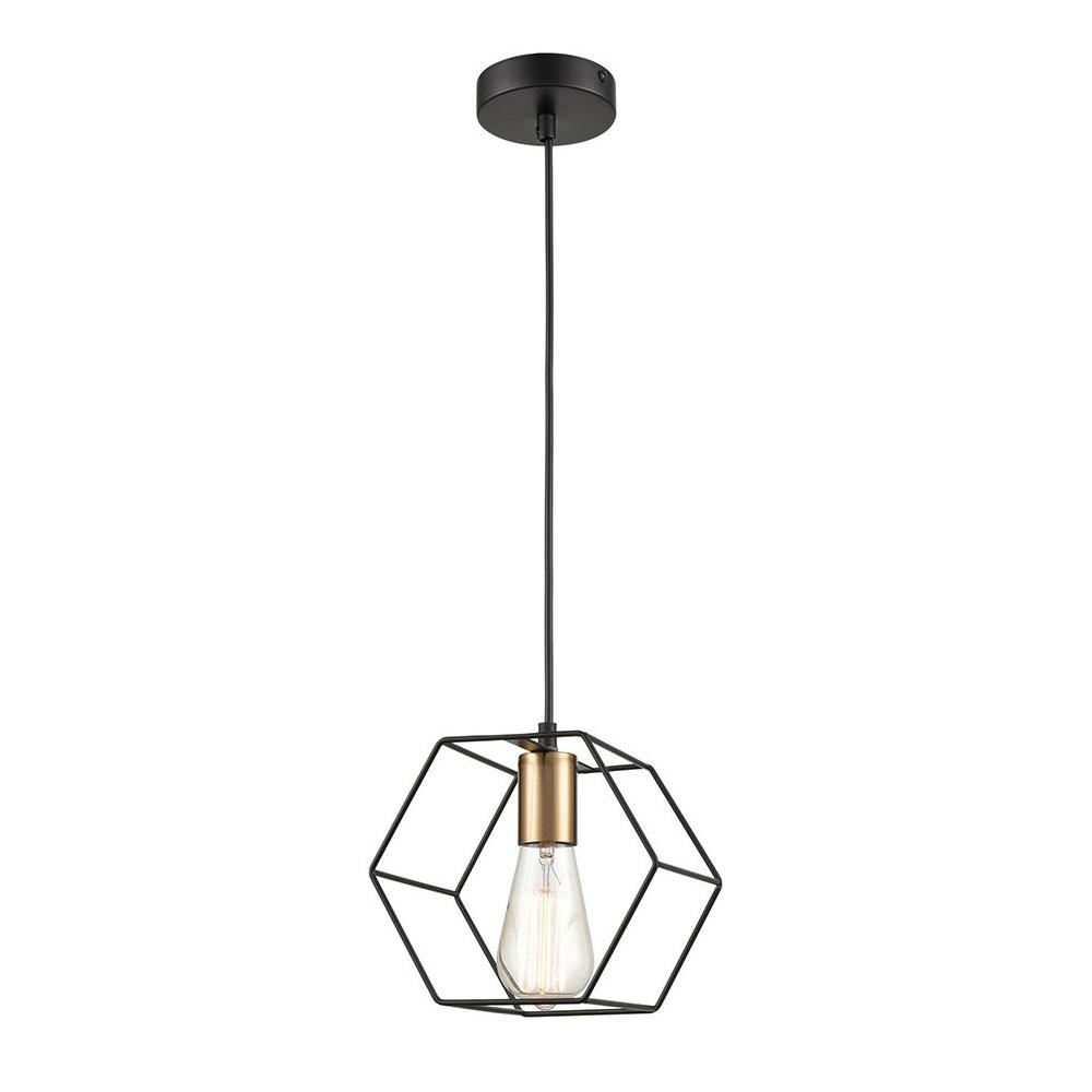 Hängelampe APP1131-1CP Black/gold