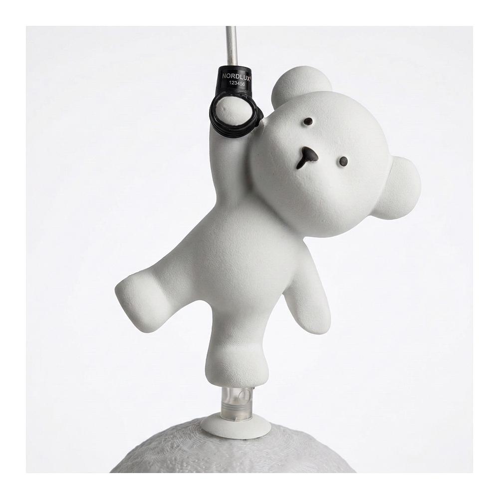 LAMPA SUFITOWA WISZĄCA MIŚ STOJĄCY NA KSIĘŻYCU G166-1CP