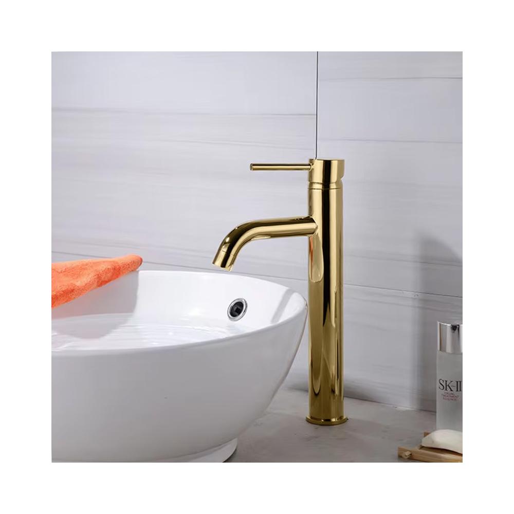 Bathroom faucet Rea Lungo L.Gold High