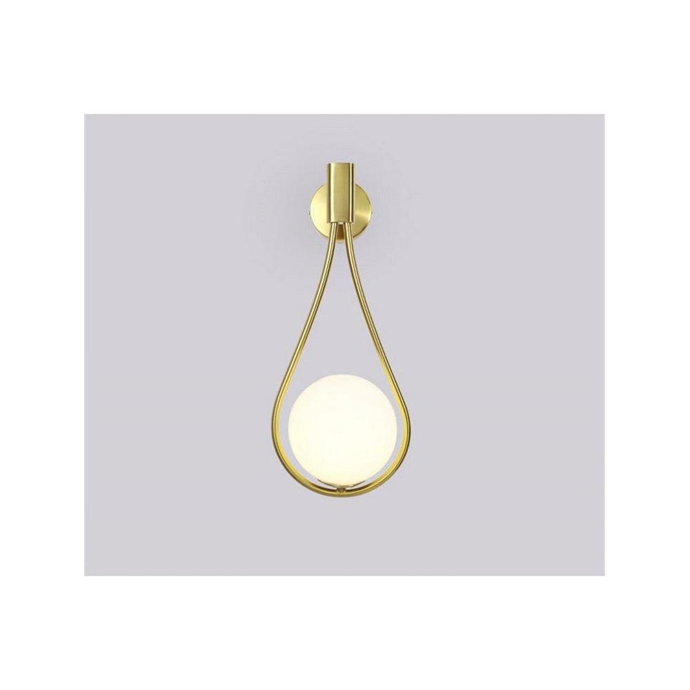 Wandlampe Glas Kugel Gold APP603-1W