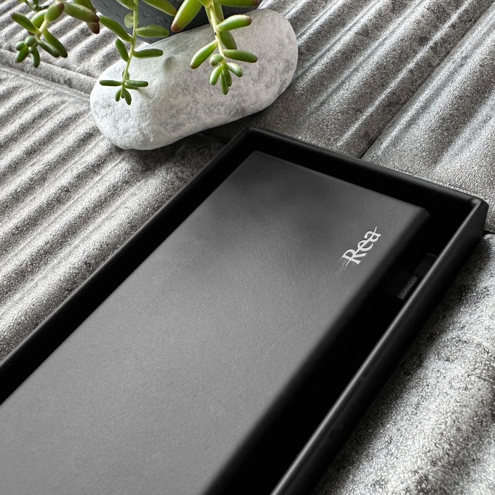 Трап для душа REA Neox Pro Black 80