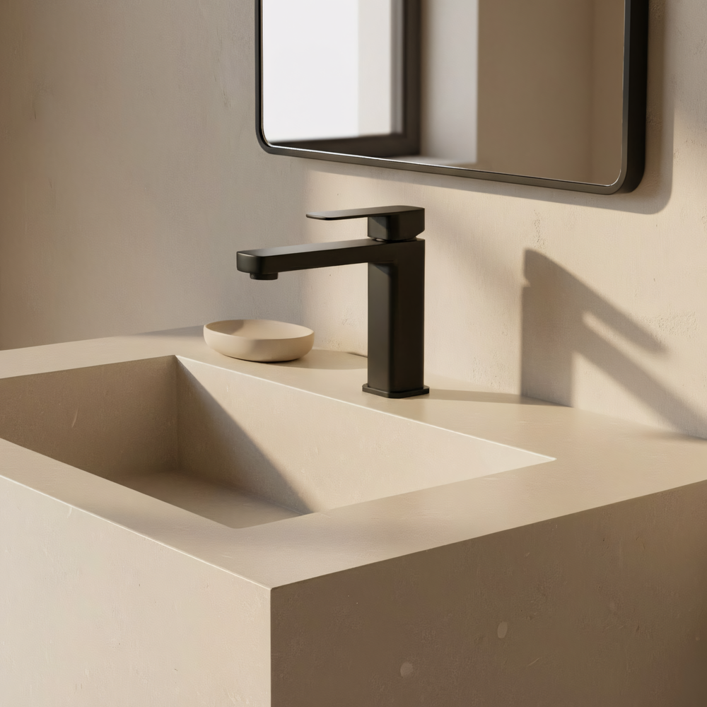 Maišytuvas vonios kambario Rea Arlo Black