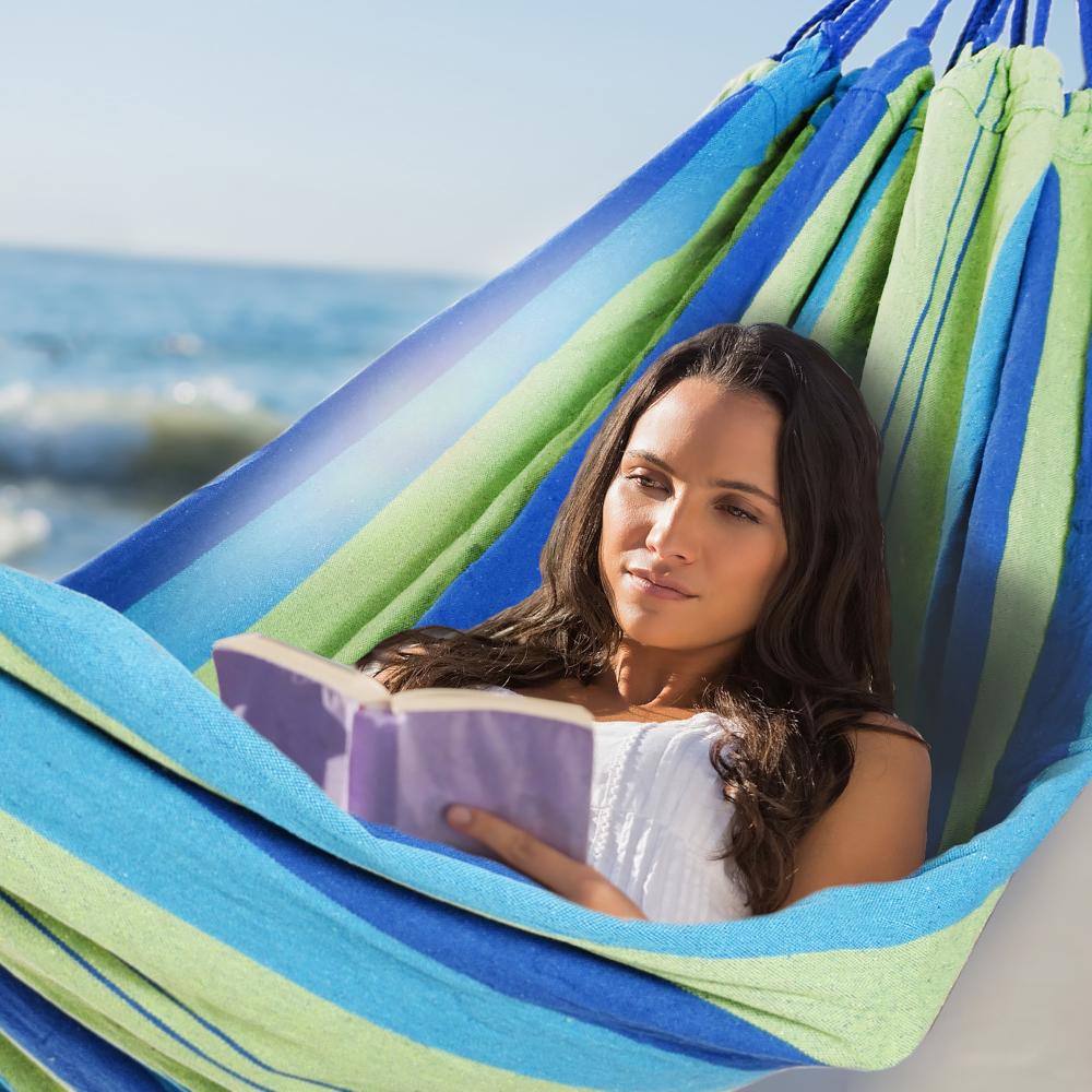 Hamak 1-osobowy 480142B Blue