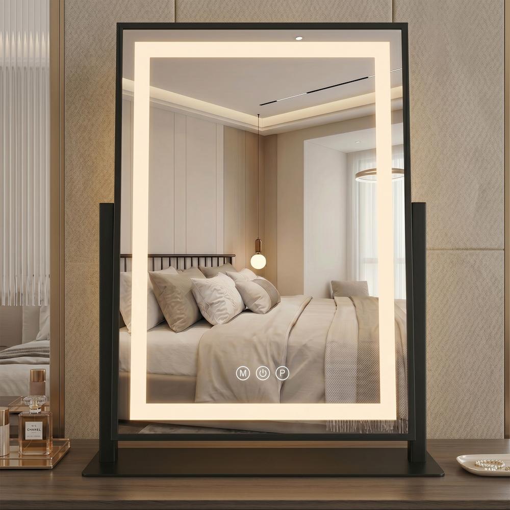 LUSTRO LED LUMI Black 30x40cm