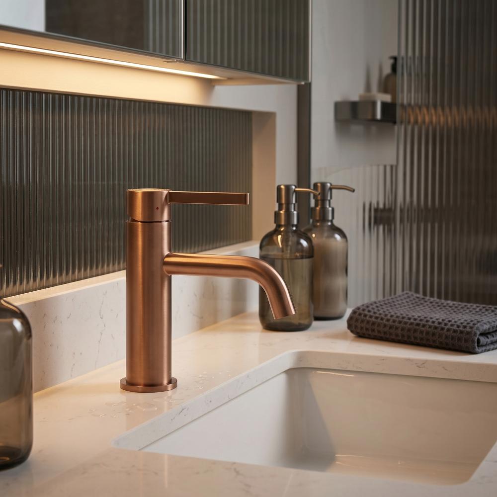 Robinet de salle de bain Rea Foster Brush Copper
