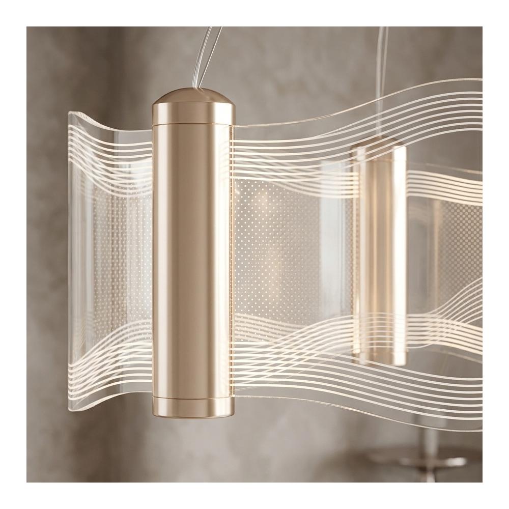 LAMPA SUFITOWA WISZĄCA G151-CP ZŁOTA