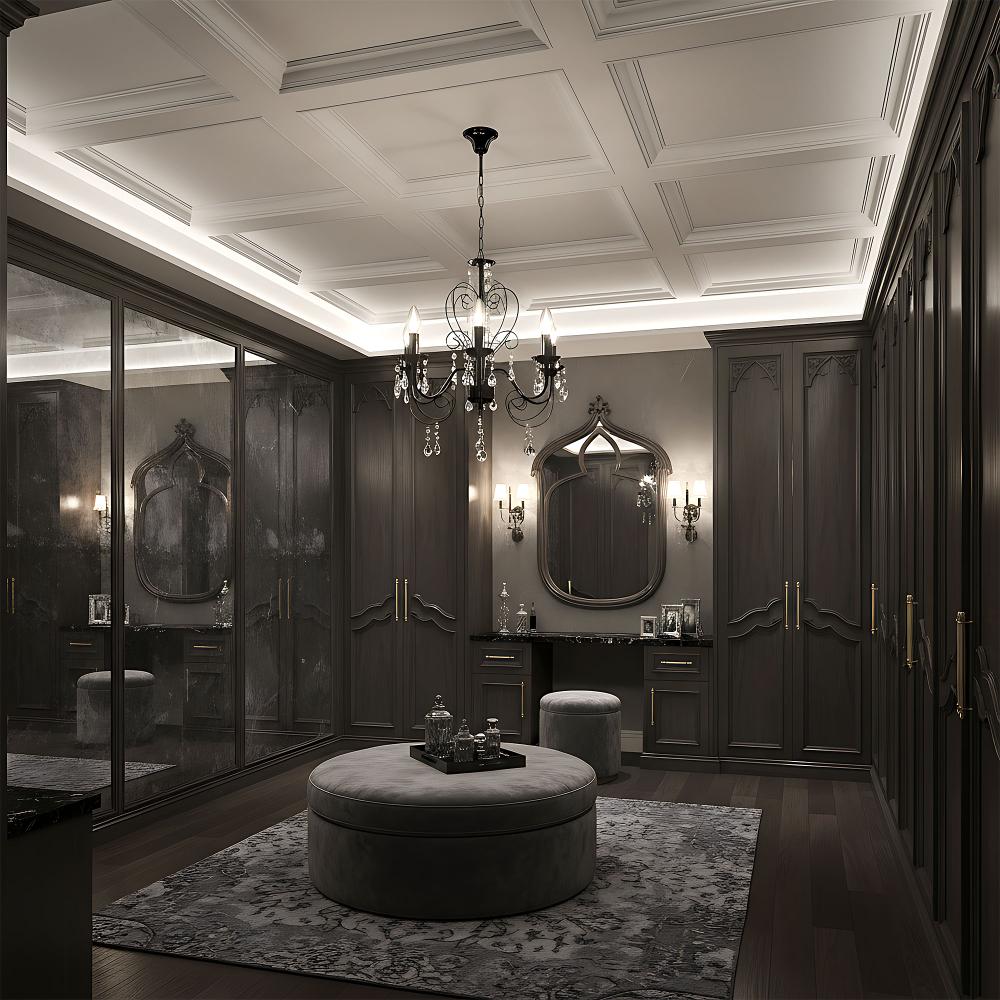 Deckenleuchte EBT010-5CP BLACK