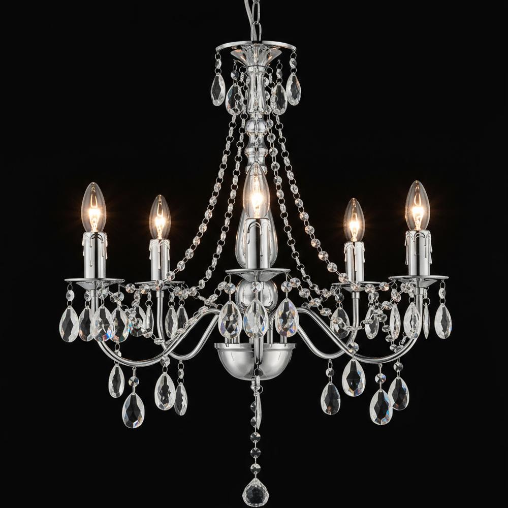 Deckenleuchte EBT014-5CP CHROME