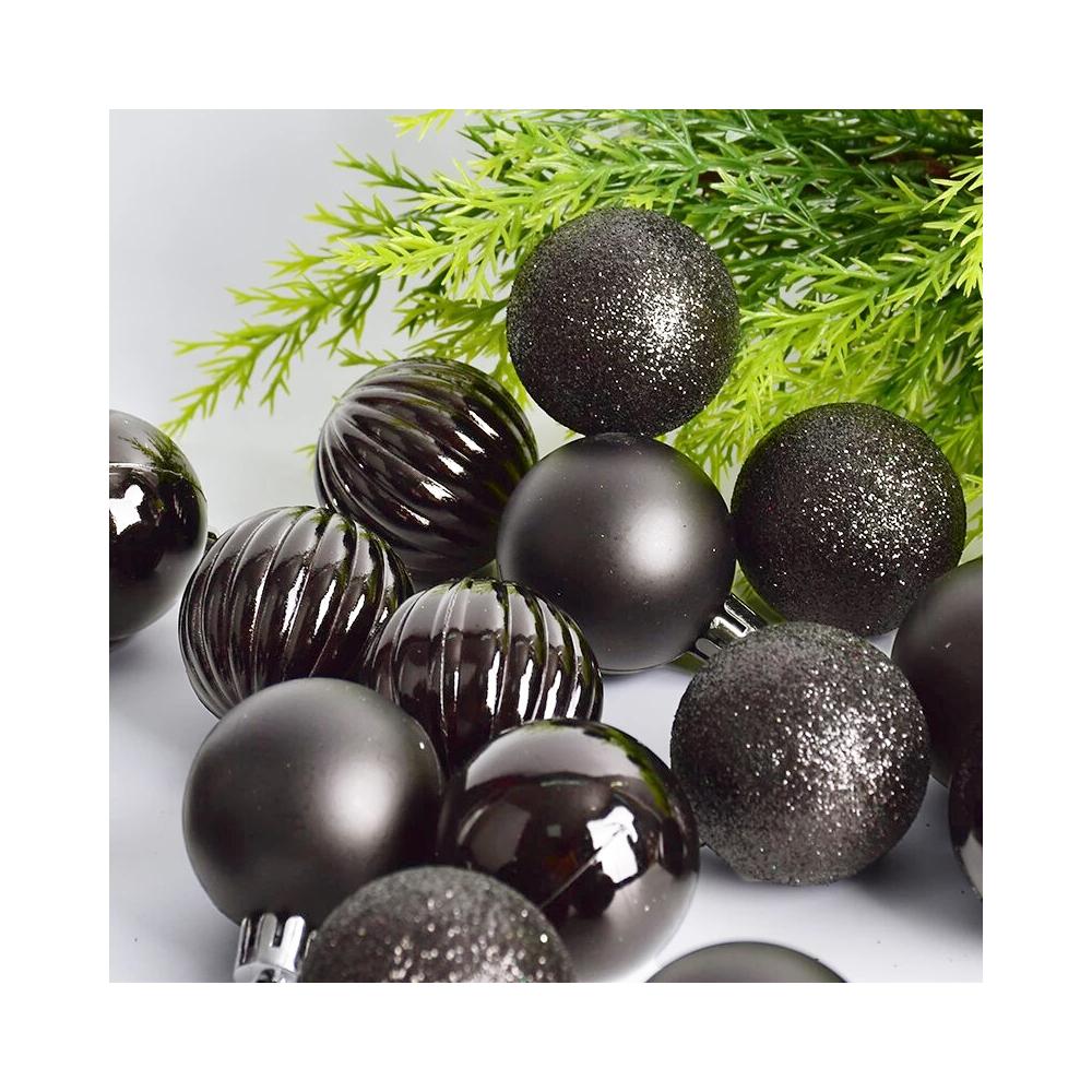 BOMBKI CHOINKOWE SREBRNE 36SZT 311433C