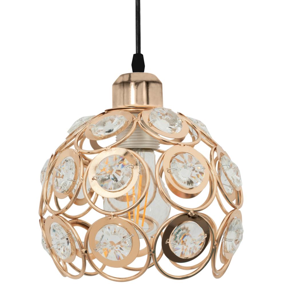 Hängelampe Kristall Loft gold APP208