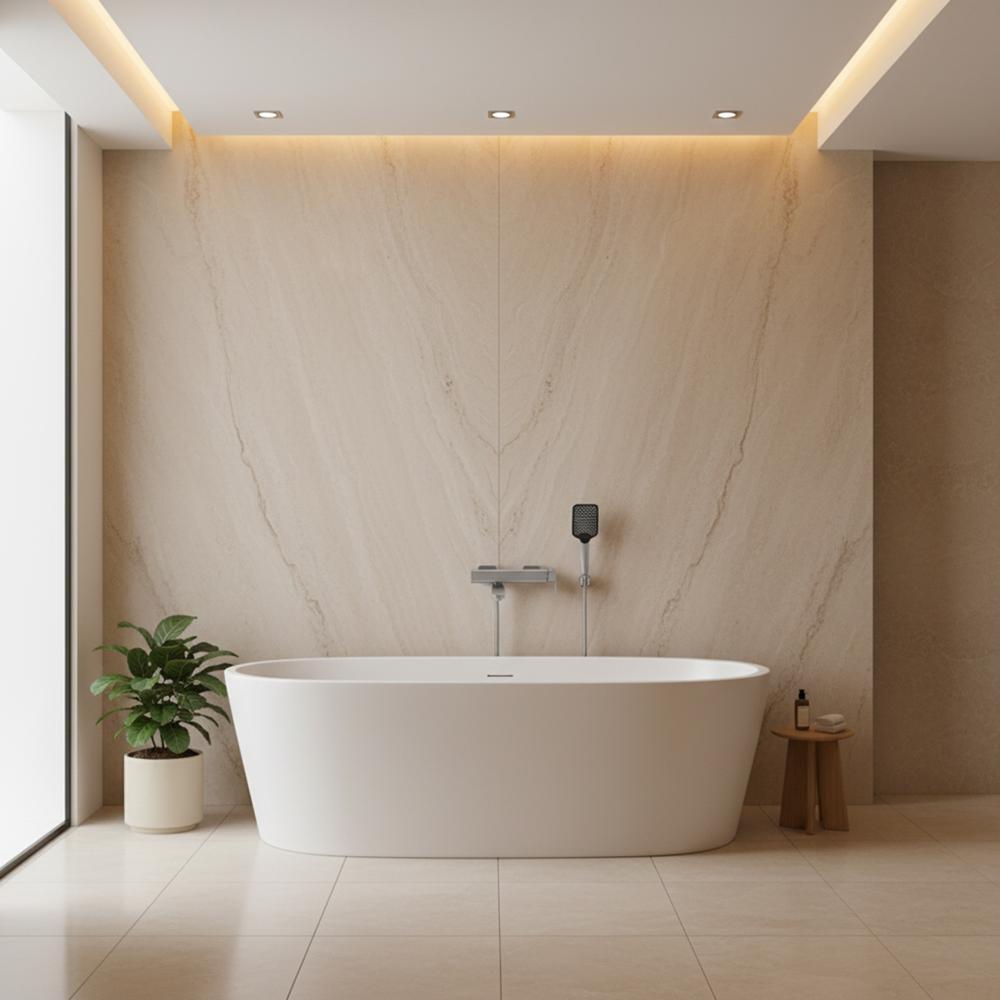 Bateria wannowa Rea Arlo Nikiel Szczotkowany