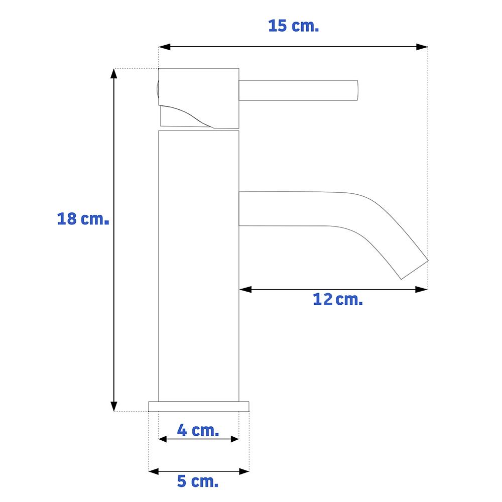 Maišytuvas Rea Juoda Graf mažas