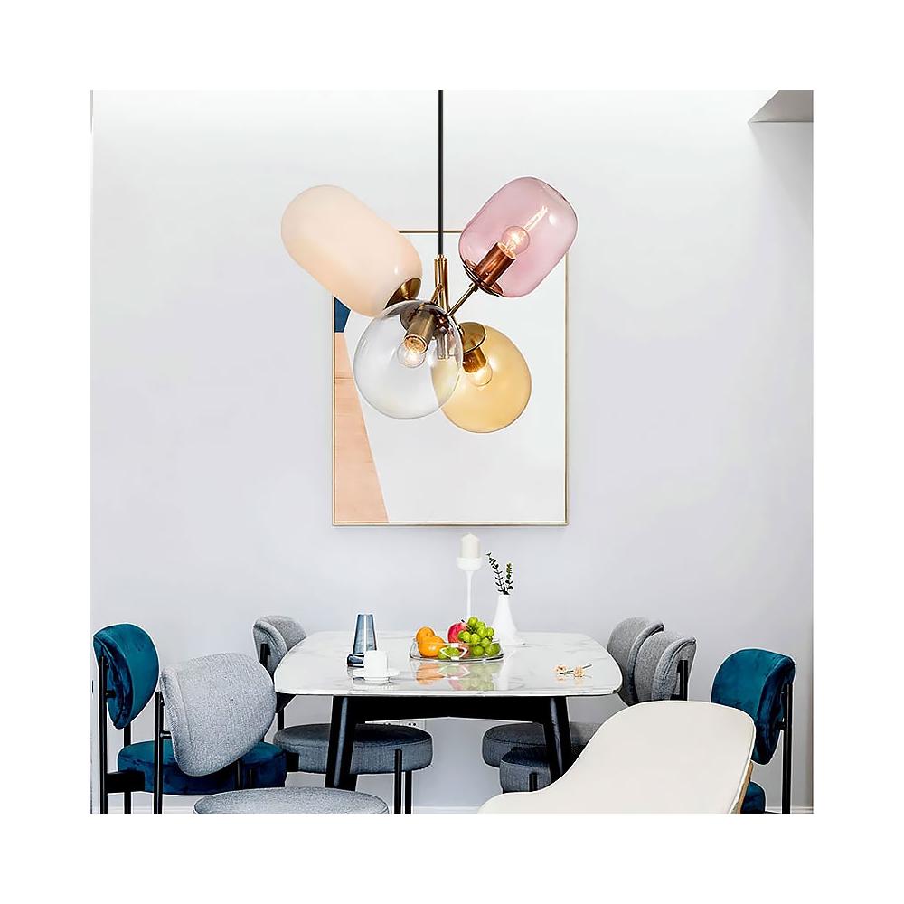 Deckenlampe Glas multicolour APP436-4C