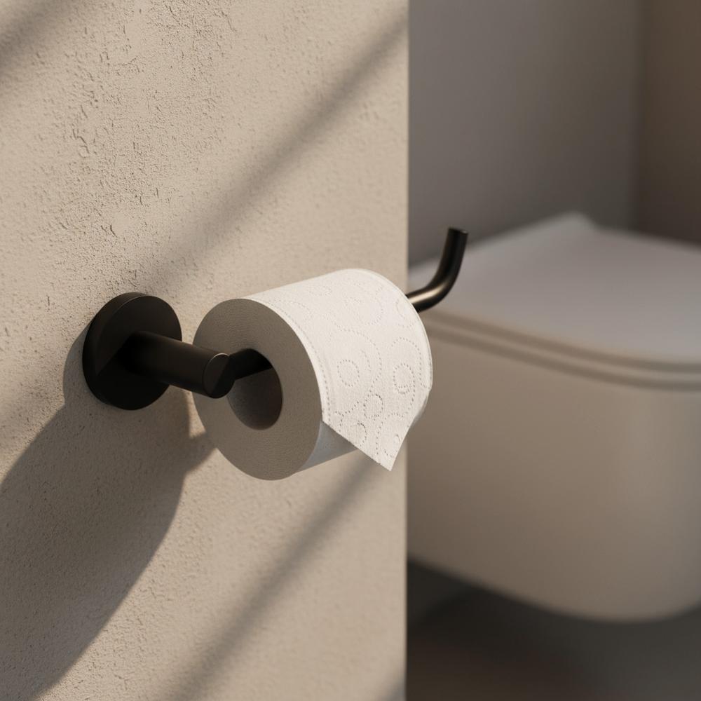 Uchwyt na papier toaletowy 5609 Leo Czarny